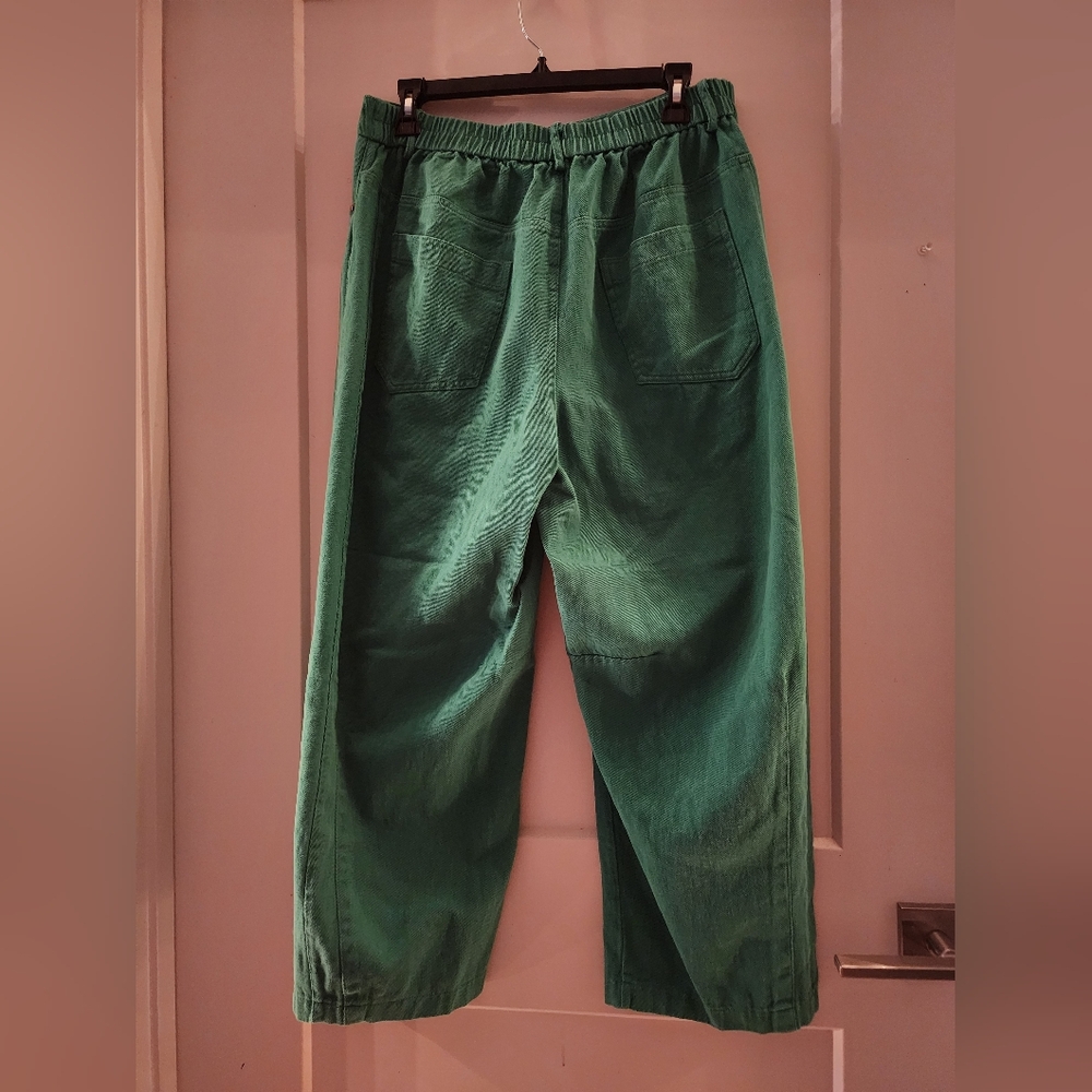 JODIFL Green Wide-Leg Jeans - Picture 4 of 10